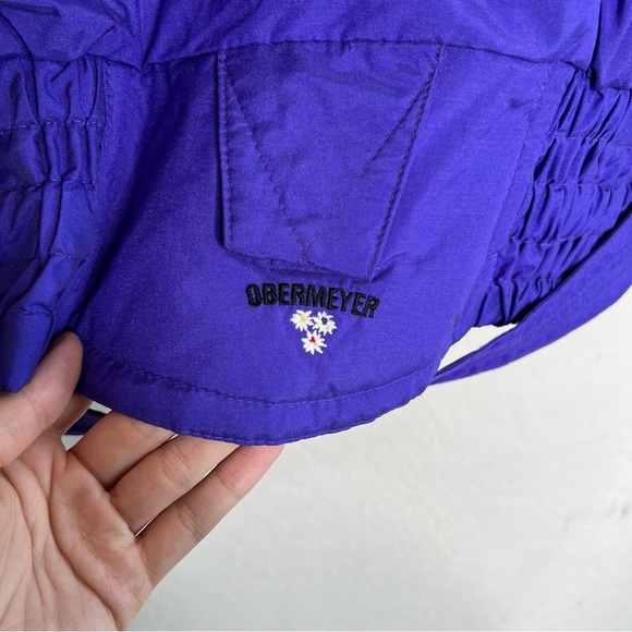 Obermeyer Savannah Purple Embroidered Alpine Snow Ski Jacket - Picture 8 of 9